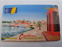 GRENADA  $ 20,- GPT GRE-5A  CARENAGE ST GEORGES     MAGNETIC    Fine Used Card    **13319 ** - Granada