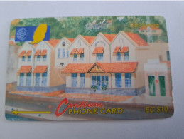 GRENADA  $ 10,- GPT GRE-5A  NEW GRENTEL BUILDING    MAGNETIC    Fine Used Card    **13321 ** - Grenada