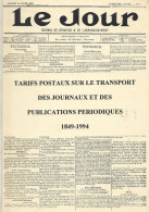 Tarifs Postaux Journaux Et Périodiques De 1849/ 1994 (80 Pages Numérotées) - Postverwaltungen