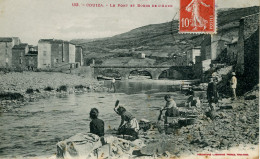 CPA Couiza Le Pont Et Bords De L'Aude - Autres & Non Classés