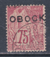 Obock  N° 19 O Partie De Série : 75 C. Rose Oblitération Légère Sinon TB - Gebraucht