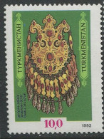 Turkmenistan:Unused Stamp Traditional Jewellery, 1992, MNH - Turkmenistan