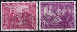 GDR 1950 MiNr. 248-49 Leipzig Used - Gebraucht