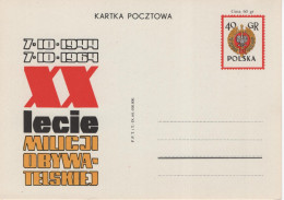 Poland Polska 1964 20th Anniversary Of The Citizens' Militia, XX Lecie Milicji Obywatelskiej, Police - Libretti