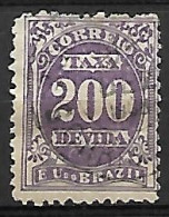 BRESIL    -   Timbres - Taxe   -  1895.   Y&T N° 22 Oblitéré - Portomarken