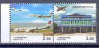 2014. Tajikistan, International Airport Of Khujand, 2v Perforated, Mint/** - Tajikistan