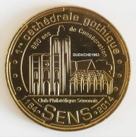 Monnaie De Paris 89.Sens - Cathédrale Gothique 2014 - 2014