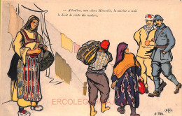 Ac9161  - GREECE - VINTAGE POSTCARD - ETHNIC Illustrated BRITISH HUMOR - Europa