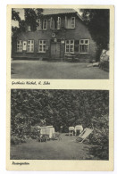 2421 Malente Gasthaus Nüchel H. Lühr Rosengarten Gel. 1932 Benz - Malente-Gremsmuehlen