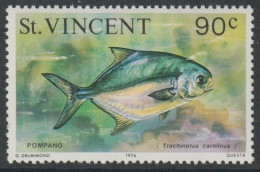 St Vincent 1976 Marine Life Fish 90c MNH - Nuevos