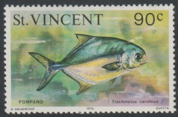 St Vincent 1976 Marine Life Fish 90c MNH - Nuevos