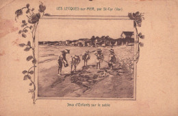 83 / LES LECQUES / JEUX D ENFANTS SUR LE SABLE - Les Lecques