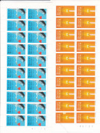 KLEINE VELLETJES VAN 20 /4 FEUILLETS DE 20,      80  FRANKEERGELDIGE  80 ZEGELS TIMBRES - 1991-2000