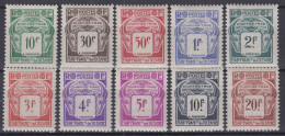OCEANIE : SERIE TAXE COMPLETE N° 18/27 NEUFS * GOMME AVEC CHARNIERE - Postage Due