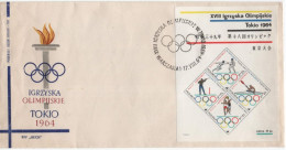 Poland Polska 1964 FDC Tokyo Olympic Games - Carnets