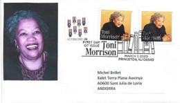 Toni Morrison (Writer - Ecrivain)  FDC 2023 Princeton NJ, Sent To Andorra (Principat) - 2011-...