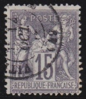 France  .  Y&T   .   66    .   O   .    Oblitéré - 1876-1878 Sage (Type I)
