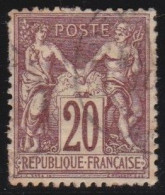France  .  Y&T   .   67    .   O   .    Oblitéré - 1876-1878 Sage (Tipo I)