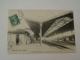 LANDES-MORCENX -LE HALL DE LA GARE ANIMEE - Morcenx