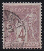 France  .  Y&T   .   88   .   O   .    Oblitéré - 1876-1898 Sage (Type II)
