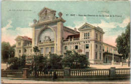 06 NICE - Gare Des Chemins De Fer Du Sud De La France - Ferrovie – Stazione