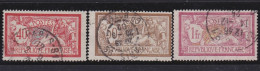 France  .  Y&T   .   119/121     .   O    .    Oblitéré - Used Stamps