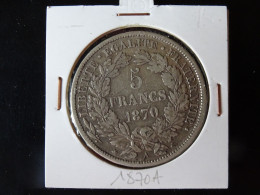 France, 5 Francs République Française 1870A - 1870-1871 Gobierno De Defensa Nacional