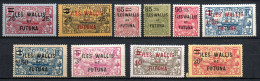 Col33 Colonie Wallis & Futuna N° 30 à 39 Neuf X MH Cote : 132,00€ - Ungebraucht