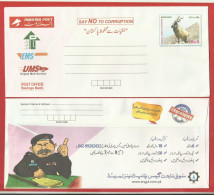 Pakistan : Inland Old Limited Edition Envelope " National Animal Markhor "  You Can Use On Your Address Normal Mail - Pakistan