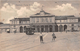 3631 "  TORINO - STAZIONE PORTA SUSA "  TRAM  ANIMATA   "  ANNO 1914 - Transports