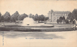 FRANCE - 88 - Epinal - Entrée Du Cours Et Collège - Carte Postale Ancienne - Epinal