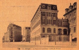 Limoges * Le Boulevard Louis Blanc , Le Lycée De Garçons * école - Limoges