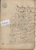 VP21.960 - RAVIGNY - Acte De 1850 - Obligation Par Mr & Mme J. LANOË à LA FERRIERE - BOCHARD à Mr J. RUEL à GANDELAIN - Manuscrits