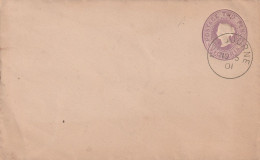 Australie Victoria Entier Enveloppe Two Pence Cachet MELBOURNE NO 15 - 1901 - Lettres & Documents