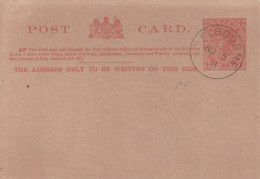 Australie Victoria Entier Carte Postale One Penny Cachet MELBOURNE NO 15 - 1901 - Storia Postale