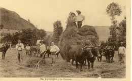 CPA En Auvergne La Fenaison - Landwirtschaftl. Anbau