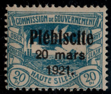 Oberschlesien Haute Silecie 1921 20 C Overprint 1 Value MH 2304.3006 - Sonstige & Ohne Zuordnung