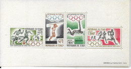 Chad Mnh ** 1964 Olympics Sheet 18 Euros - Tchad (1960-...)