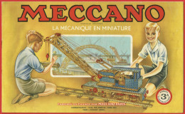Meccano - Manuel D'instructions 3A - 1949 - Voir état - Meccano