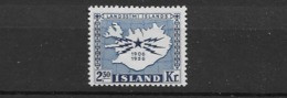 1956 MNH Iceland, Island, Mi 311 - Nuevos