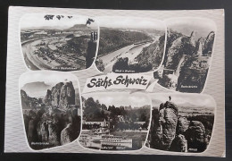 Germany, Sächs Schweiz Blick N.Wehlen, Basteibrucke, Kurort Rathen - Bastei (sächs. Schweiz)