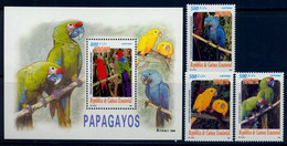 GUINEA ECUATORIAL , ED. 259 / 262 **, PAPAGAYOS , AVES , BIRDS - Equatorial Guinea