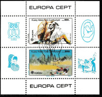Turkish Cyprus, Zypren - 1986 - Europa Cept - 1.Mini S/Sheet - USED - Gebraucht
