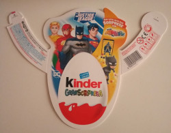 KINDER FERRERO - COLLARINO UOVA DI PASQUA 2023 - JUSTICE LEAGUE - - Sonstige & Ohne Zuordnung