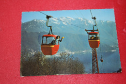 Ticino Lago Lugano La Funivia Melide Carona 1970 - Carona 