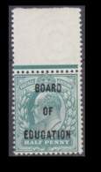 1902 Great Britain  D17 King Edward VII - Overprint - BOARD OF EDUCATION 100,00 € - Nuovi