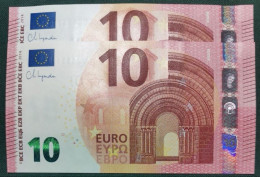 10 EURO SPAIN 2014 LAGARDE V011A1 VB CORRELATIVE COUPLE UNEVEN FIRST POSITION SC FDS UNCIRCULATED  PERFECT - 10 Euro