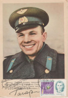 Russia - Yuri Gagarin - Signature - Maximum Postcard - Espace