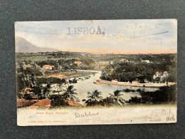 Barbados River Road From Lisboa 1905 - Barbades
