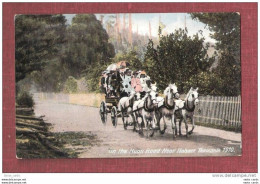 AUSTRALIA Tasmania On The Huon Road Horse Transport Carriage Bus Nr HOBART UNUSED M & L Series No.36 Printed HORSE COACH - Hobart